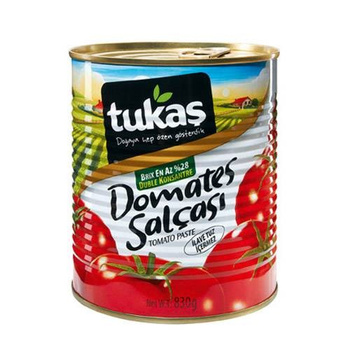 Tukaş Przecier pomidorowy, Domates Salçası, Tomato Paste 830g