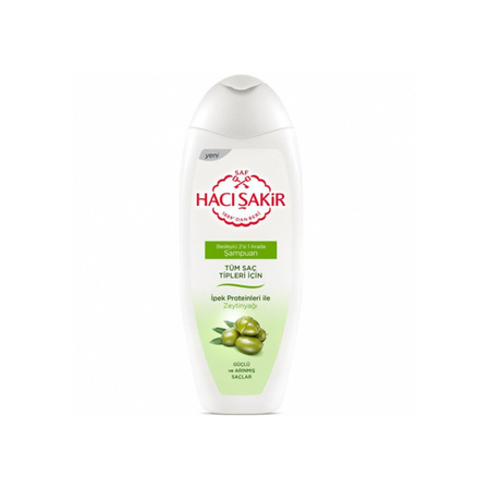 Hacı Şakir Szampon oliwkowy, Zeytinyağ Şampuanı, Olive Oil Shampoo 500ml