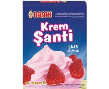 Basak śmietana truskawkowa, Çilekli Krem Şanti, Whipped Cream Strawberry 75g