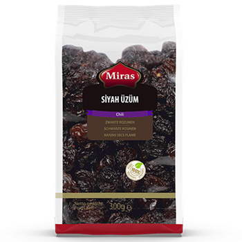 Miras Rodzynki Ezme Zeytin, Czarna Rodzynki, Black Raisins 300g