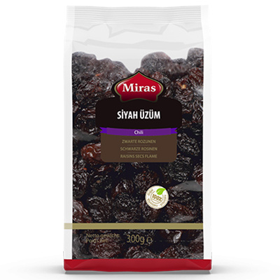 Miras Rodzynki Ezme Zeytin, Czarna Rodzynki, Black Raisins 300g