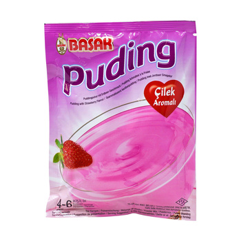 Basak Budyń truskawkowy, Çilekli Puding, Strawberry Pudding 130g