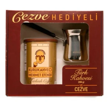 Mehmet Efendi Türk Kahvesi 250 g + Cezve Hediyelik