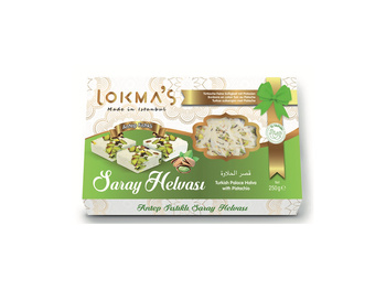 Lokma Chałwa pistacjowa, Saray Helvası Fıstıklı, Pistachio Halva 250g
