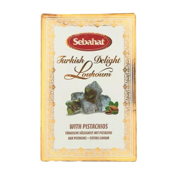 Sebahat Lokum orzechowo-pistacjowe, Fındıklı-Fıstıklı Lokum, Nut-Pistachio Turkish Delight 200g