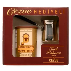 Mehmet Efendi Türk Kahvesi 250 g + Cezve Hediyelik
